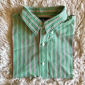 Ralph Lauren Long Sleeve Striped Dress Shirt